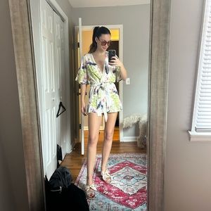 Beachy Floral Romper